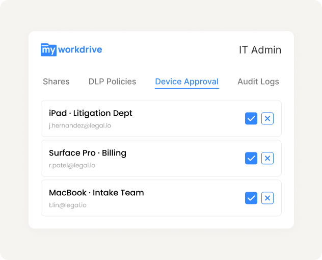 Device Approval