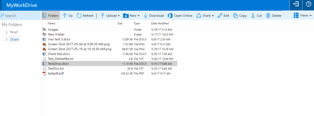 Gestore file Web