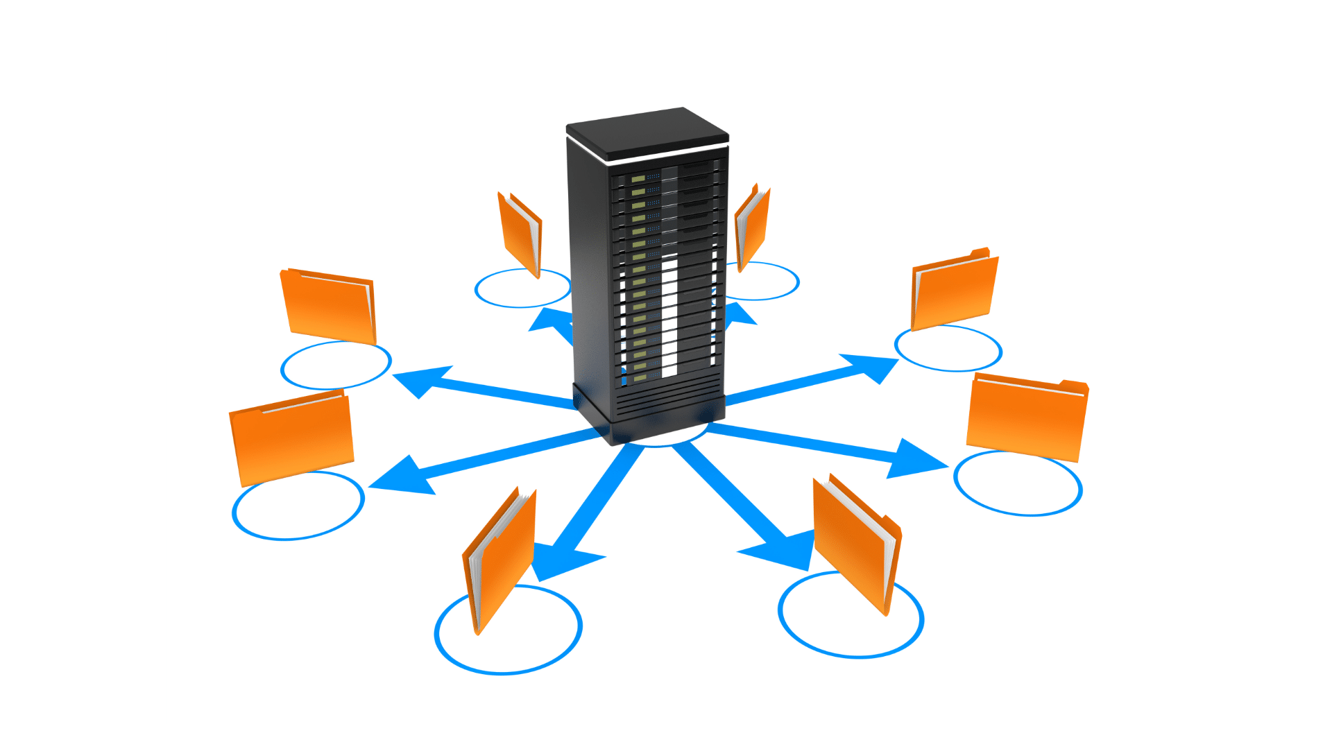 A visual comparison of top managed SFTP hosting solutions with logos and features.